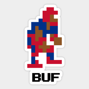 8-Bit Linebacker - Buffalo Sticker